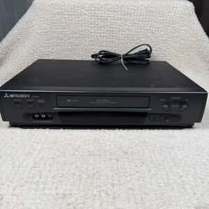 Mitsubishi HS-U520 VHS Hi-Fi Stereo Video Cassette Recorder VCR Tested No Remote